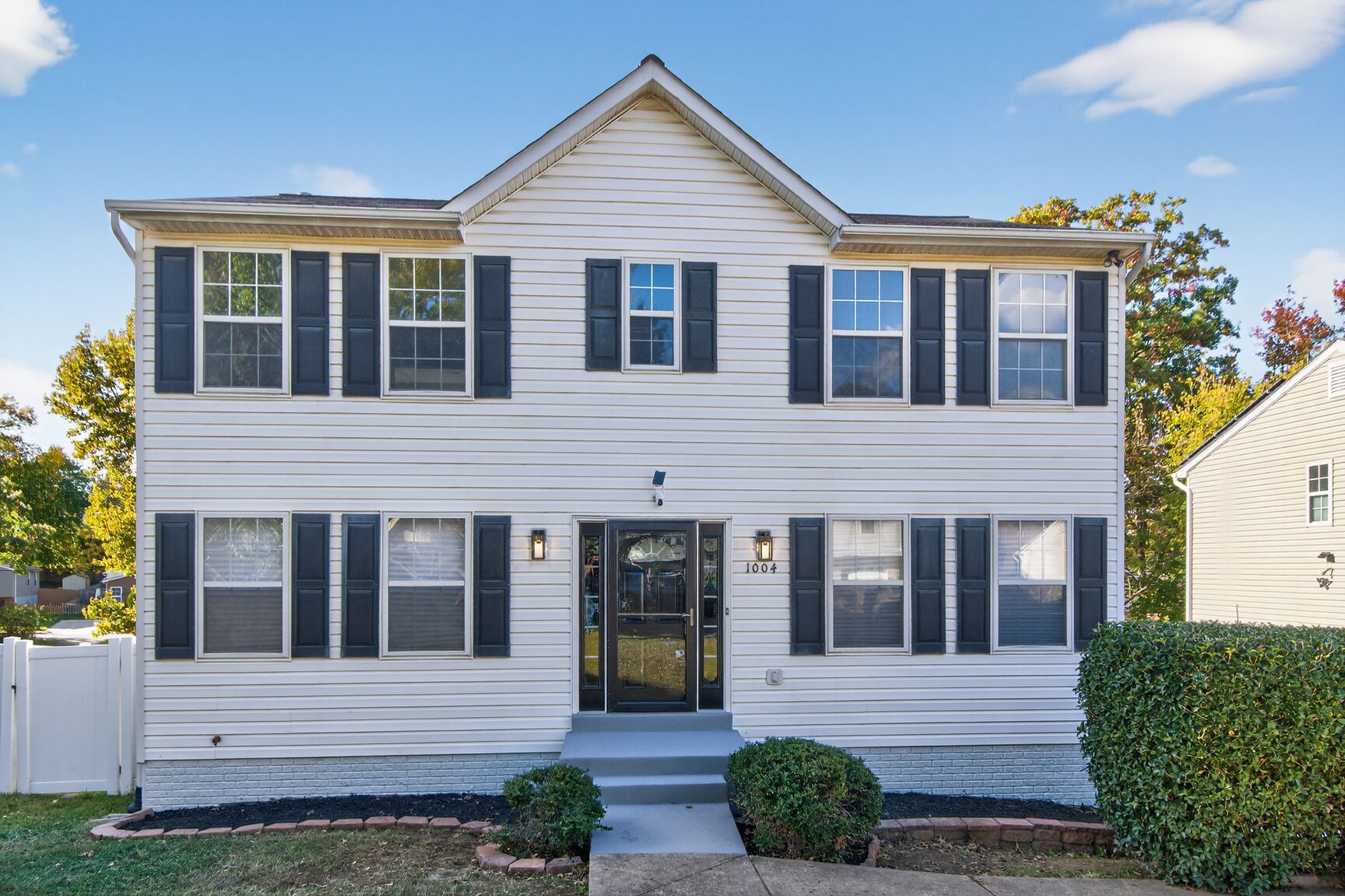 Renovated exterior of 1004 Minna Ave, Capitol Heights MD