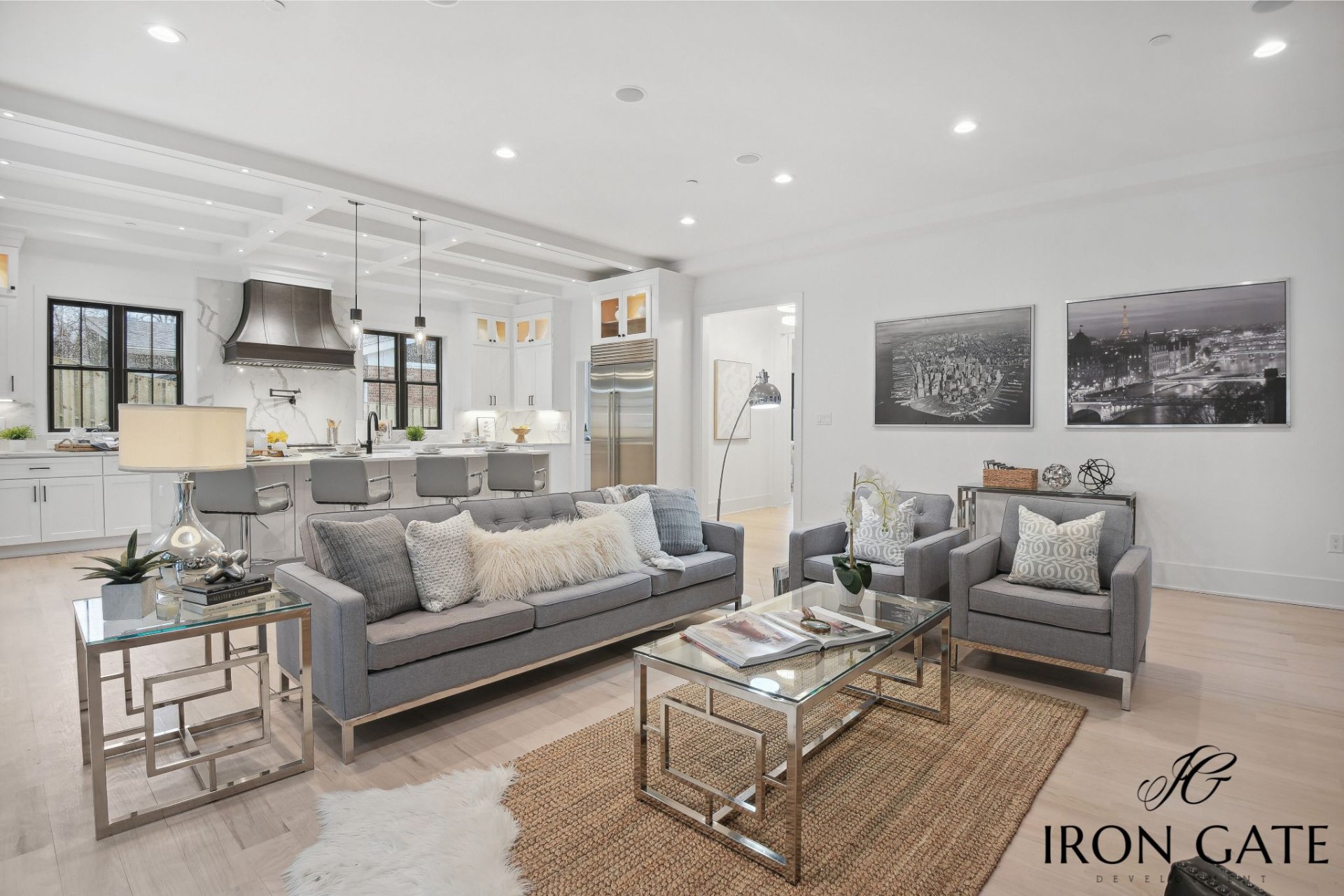 Open-concept living room